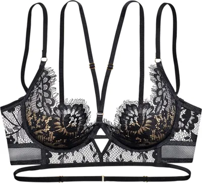 Produktbild von LASCANA Push-up-BH schwarz Größe 70 C