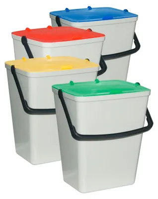 Obrázok produktu pre Art Plast RS/4, 14 L, Obdĺžnikový, Polypropylén (PP), Biela, Manuálne, REACH