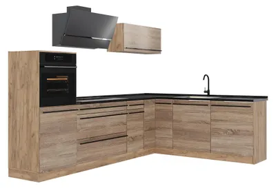 Imagen del producto de Cocina esquinera Vicco R-Line Sonoma/Roble dorado 287 x cm encimera Antracita, Model 67469