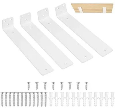 Produktbild von Famanu Wandregalhalter 250 mm - Set von 4 für Wandmontage