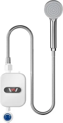Obrázek produktu pro Sprcha s okamžitým ohřevem vody, Digitální ukazatel teploty, Energeticky úsporný design, Bílá, EU