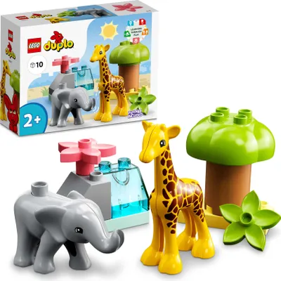 Produktbild von LEGO 10971 DUPLO Wilde Tiere Afrikas Set für Kleinkinder mit Tierfiguren