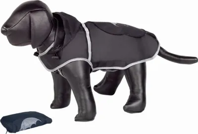 Produktbild von Nobby 68451, Hund, Regenjacke, Schwarz, Stoff, Einfarbig, Handwäsche