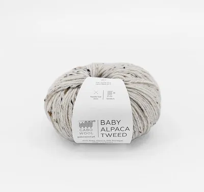 Produktbild von Gabo Alpaka Tweed Wolle: Weich, Leicht, Hochwertig für Strickprojekte