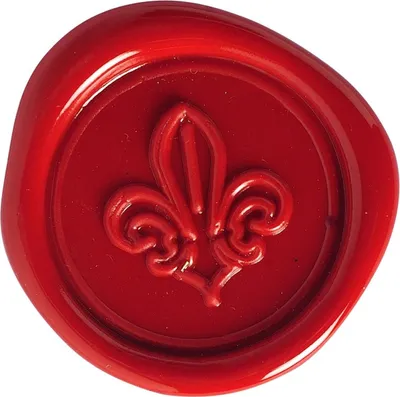 Produktbild von Jacques Herbin 2x Set Traditionelles Siegelwachs - Lilie Blume 45250T