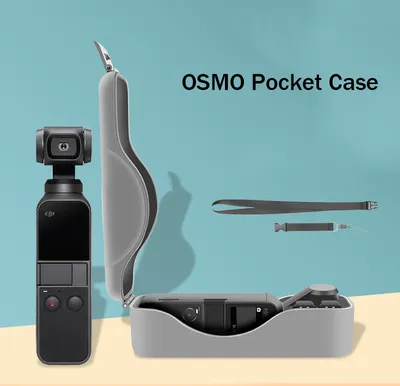 Zdjęcie produktu dla Smycz + torba do przechowywania gimbala Mini twardy futerał ochronny do torby DJI Osmo Akcesoria szary