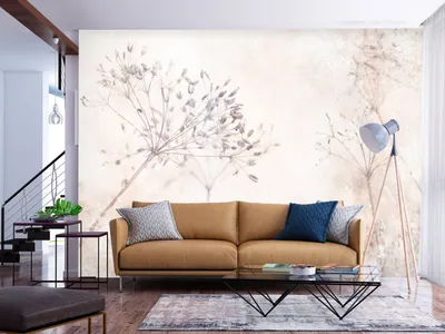 Produktbild von Vlies Fototapete Pusteblumen 400x280 cm Tapeten Wandtapete XXL Betonoptik Natur Botanik b-C-1030-a-a
