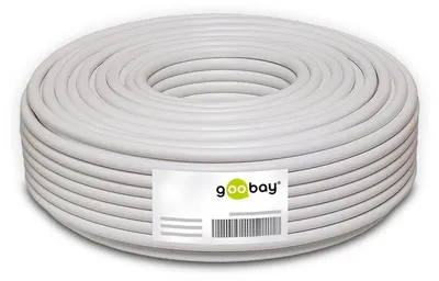 Produktbild von Goobay CAT 6a Netzwerkkabel, S/FTP (PiMF), Grau, CU, AWG 26/7 (stranded), LSZH