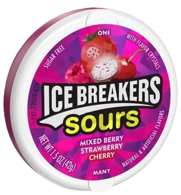 Produktbild von Ice Breakers Sours Mixed Berry 42g