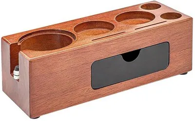 Produktbild von Espresso-Organisationsstation - 8-in-1 - massiver Holz