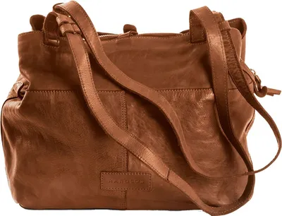 Produktbild von HAROLD'S Leder Schultertasche Submarine Shopper Twin Cognac braun