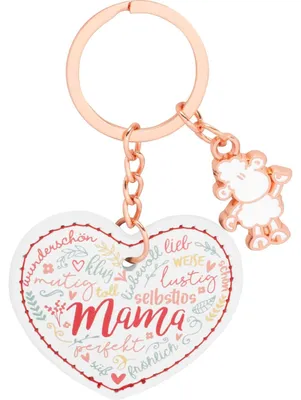 Zdjęcie produktu dla Brelok do kluczy Mama Serce