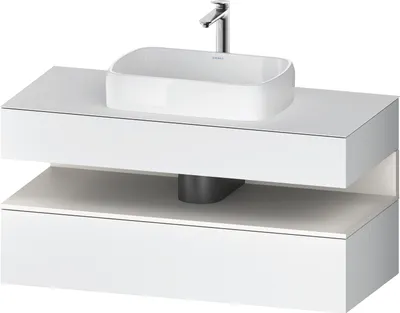 Produktbild von DURAVIT QA4732084180000 QTG KWTU WH Ek. 1200x550x600 Wß Mt. H