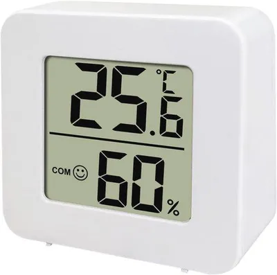 Produktbild von Famanu Raumthermometer und Hygrometer mit LCD-Display - Innenbereich