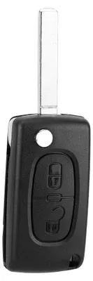 Imagen del producto de Carcasa para llavero remoto con 2 botones, compatible con los modelos Citroen C2, C3, Xsara Picasso y C4