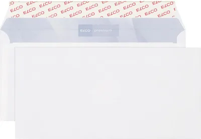 Zdjęcie produktu dla Elco Premium Optifix C5/6 229 x 114/33mm, C6/C5 (114 x 229 mm), Biały, 100 g/m², 114 mm, 229 mm, 500 szt.