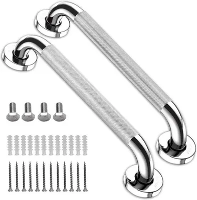 Immagine prodotto di Maniglia argentata da 30 cm antiscivolo per il bagno