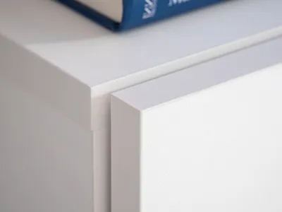 Obrázek produktu pro Extreme Furniture T34-200 TV Skříňky | Dvě Nástěnné Skříňky S Výklopnými Dvířky O Šířce 200 Cm | Černý Korpus A Černá Čela