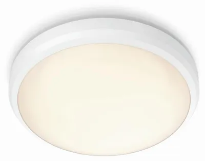 Image de Philips Doris LED CL257 Plafonnier de salle de bains rond 6W/600lm 220mm 2700K IP44 blanc