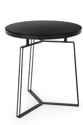 Produktbild von Beistelltisch Zaira 50 x 50 x 55 cm Stahl Schwarz Couchtisch Konsolentisch Neu