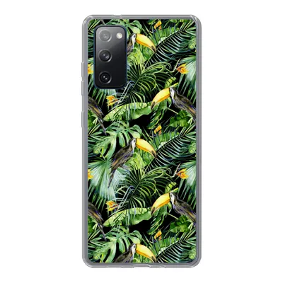 Produktbild von MuchoWow® Handyhülle Schutzhülle Hülle für Samsung Galaxy S20 FE Tukan - Muster - Pflanzen Silikon Softcase Handy Hülle - Abdeckung
