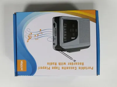 Tragbarer Kassettenkonverter Recorder - AM/FM Radio Stereo mit Lautsprecher - Kopfhöreranschluss - Schnelles Vor- und