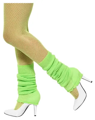 Immagine prodotto di Smiffys - Polsini unisex da uomo/donna, costume SM2573 (taglia unica) (verde neon)