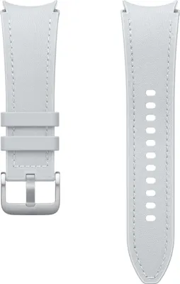 Produktbild von Samsung Hybrid Eco-Leather Band (S/M) für Watch, Silver
