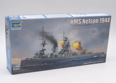 Produktbild von Trumpeter 06717 HMS Nelson 1944 Bausatz Schiff Modell 1:700 in