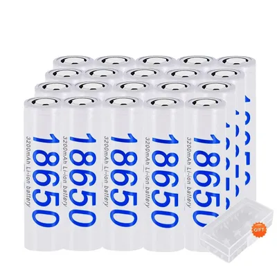 Produktbild von Lithium-Ionen-Batterie, 3200 mAh Kapazität, kompatibel mit Taschenlampen, 20PCS Batterie, 37V-c