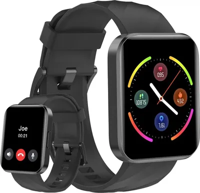 Produktbild von mit Telefonfunktion für Damen Herren,100+ Sportmodi Fitnessuhr mit Pulsmesser SpO2 Messung Schlafüberwachung Nachrichten