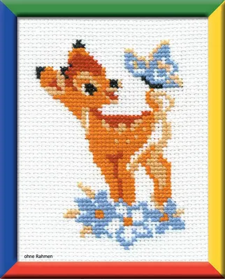 Immagine prodotto di Set per punto croce Riolis "Bambi", schema contato