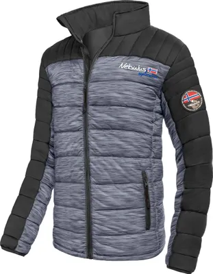 Immagine prodotto di Nebulus giacca invernale screziata EMOTION uomo, calda giacca outdoor, pratica e versatile giacca invernale e di transizione, P5891 - uomo, nero-nero, XXL
