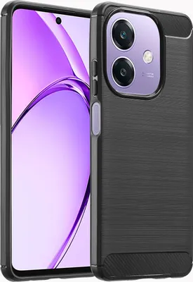 Produktbild von imoshion Brushed Back Cover Oppo A40 (4G) / Oppo A40M (4G) / Oppo A60 (5G) - Schwarz