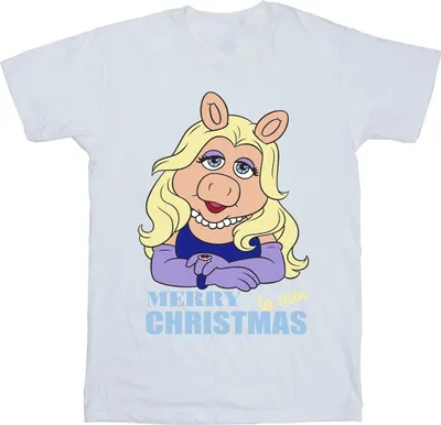 Produktbild von Disney - "Muppets Queen of Holidays" T-Shirt für Herren BI43587 (S) (Weiß)