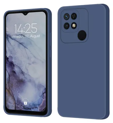 Produktbild von Hülle für Xiaomi Redmi 10C Case Cover Bumper Smartphone Softgrip Schutzhülle Farbe: Lavendelblau