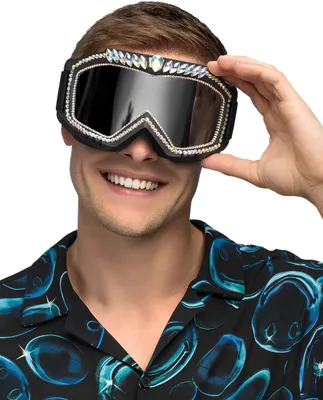 Produktbild von Boland 602708, Karnevalskostüm-Brille, Erwachsener, Uni, Polycarbonat (PC), Elasthan, Acryl, 126 g, 200 mm
