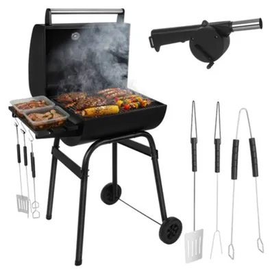Obrázek produktu pro Zahradní gril s krytem 82x51x117cm Kaminer