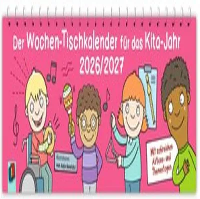 Produktbild von Der Wochen-Tischkalender für das Kita-Jahr 2026/2027