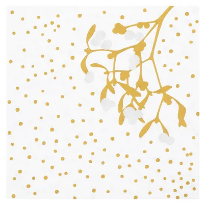 Produktbild von Räder Serviette 33x33cm, Mistelzweig