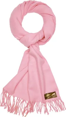 Produktbild von Brubaker Cashmirillo Schal - ca. 30 x 180 cm Leicht Warm und Kuschelig - Herbst und Winter Kuschelschal - Stola mit Fransen für Damen Herren, Rosa