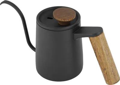 Image de bouilloire��Black�� 350ml en acier inoxydable avec poignée et bec verseur Long Gooseneck Kettle��Black��