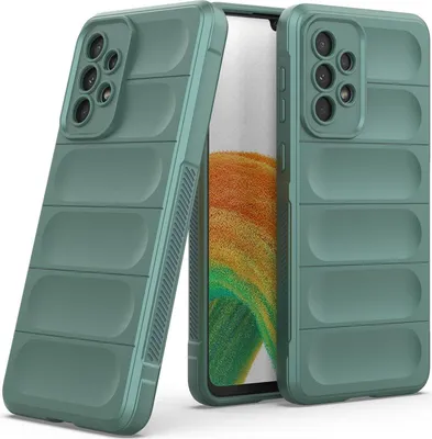 Produktbild von Handy Hülle für Samsung Galaxy A33 5G Grip Case Cover Schutzhülle Softgrip Farbe: Grün