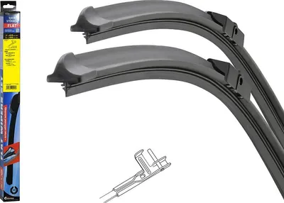 Zdjęcie produktu dla Pióra wycieraczek FLAT SET (PIN) 610+450mm