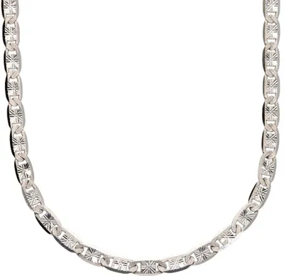 Produktbild von Kette echt Silber 925 rhodiniert in 45 cm