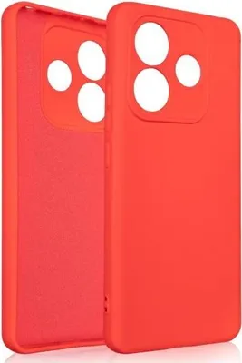 Produktbild von Beline Silikonhülle Xiaomi Redmi Note 14 Rot
