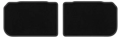 Image de Tapis arrière en moquette pour BMW iX1 2022- (crossover) – 2 pièces, noirs, sur mesure – Wielganizator LUX