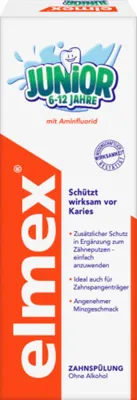 Produktbild von Elmex Junior, Mundspülung für Kinder von 6-12 Jahren, 400 ml
