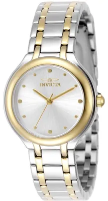 Productafbeelding van Invicta Wildflower 50609 - Dameshorloge - Quartz uurwerk - Roestvrij staal met zilverkleurige wijzerplaat - 32 mm