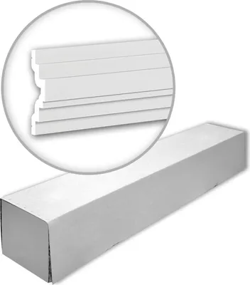 Produktbild von Profhome 651802-box Wandleisten 1 Karton SET mit 24 Friesleisten | 48 m